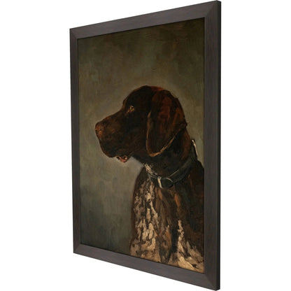 Hunting Dog Brown Framed Wall Art