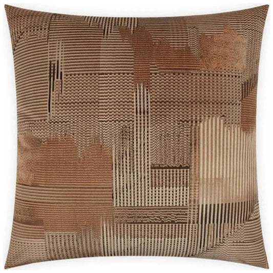 Hurley Brown Brown Throw Pillow With Insert - LOOMLAN - D.V. Kap - Throw Pillows