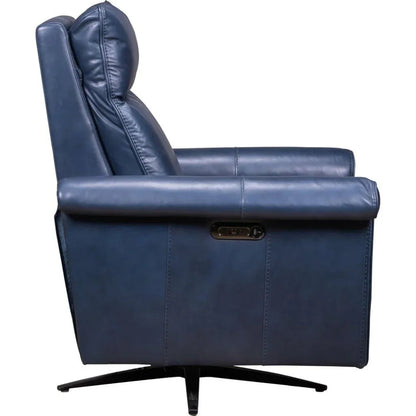 Hurley Leather Comfort Recliner - LOOMLAN - Olivia + Quinn - Club Chairs