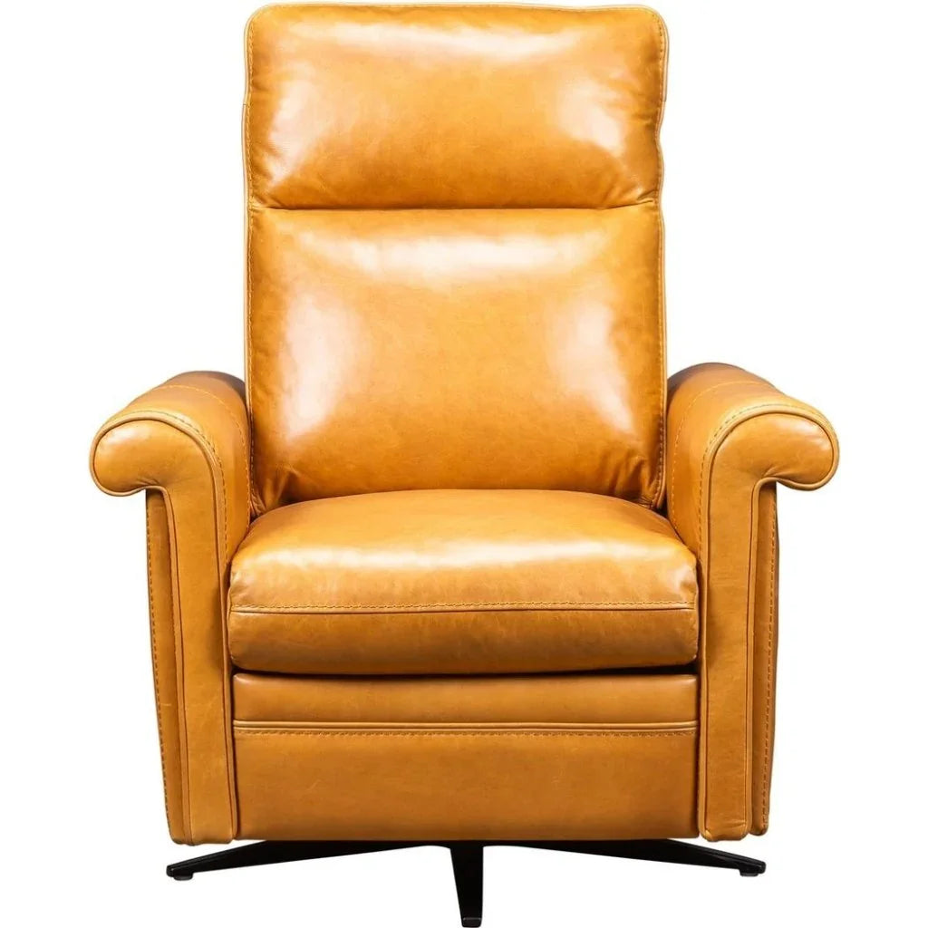 Hurley Leather Comfort Recliner - LOOMLAN - Olivia + Quinn - Club Chairs
