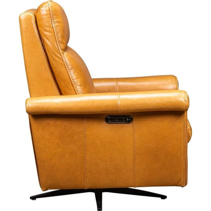Hurley Leather Comfort Recliner - LOOMLAN - Olivia + Quinn - Club Chairs