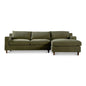 Hutton Performance Fabric Sectional Sofa-Modular Sofas-Moe's Home-Rigt Facing-Olive-LOOMLAN