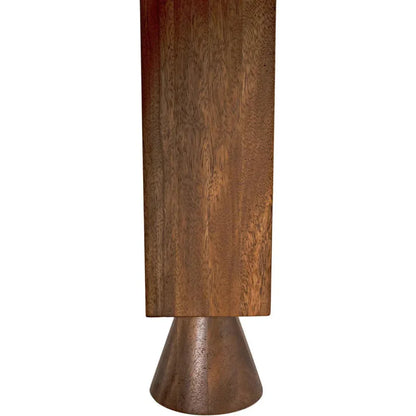 Hybrid Table, Dark Walnut-Dining Tables-Noir-LOOMLAN