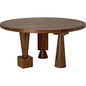 Hybrid Table, Dark Walnut-Dining Tables-Noir-LOOMLAN