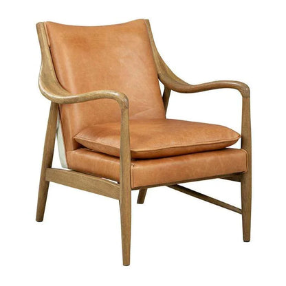 Hyde Village Leather Armchair - LOOMLAN - Furniture Classics - Accent Chairs