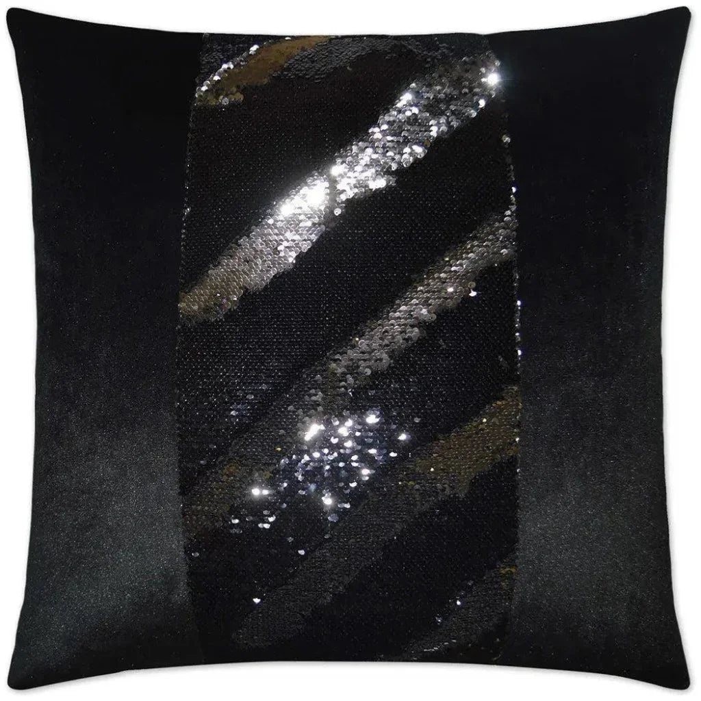 Hylee II Black Throw Pillow With Insert - LOOMLAN - D.V. Kap - Throw Pillows