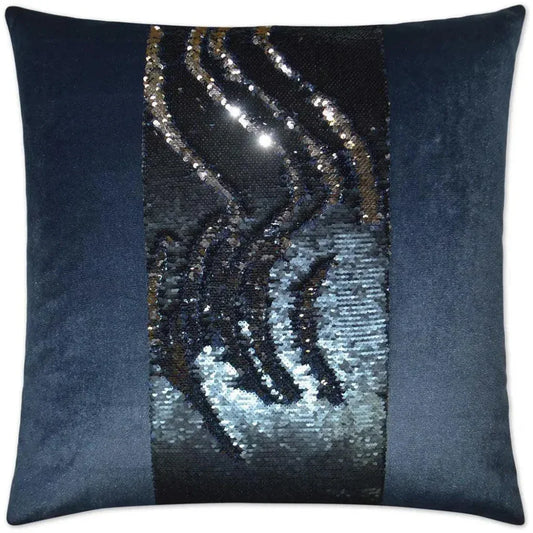 Hylee II Cobalt Blue Throw Pillow Insert - LOOMLAN - D.V. Kap - Throw Pillows