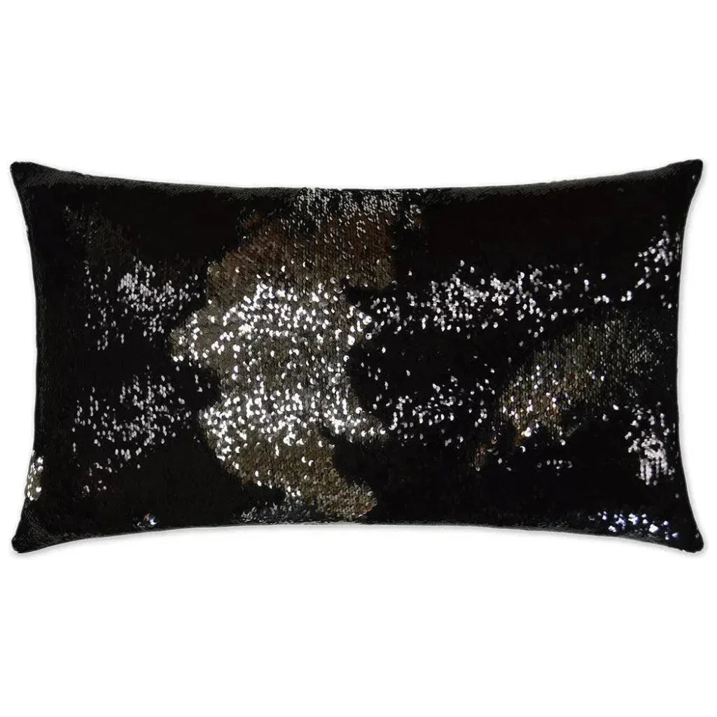 Hylee Lumbar Black Throw Pillow With Insert - LOOMLAN - D.V. Kap - Throw Pillows