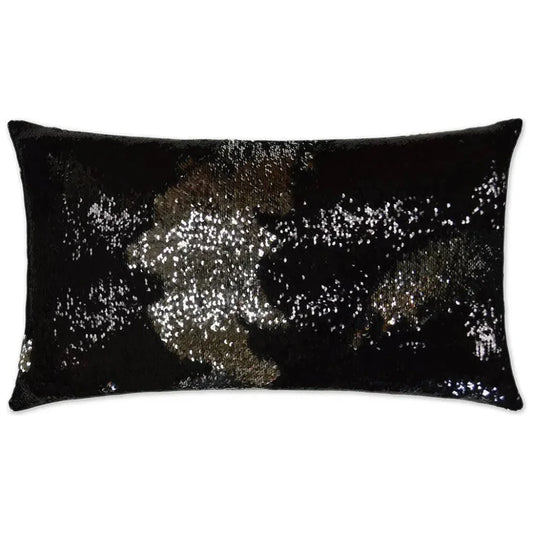 Hylee Lumbar Black Throw Pillow With Insert - LOOMLAN - D.V. Kap - Throw Pillows