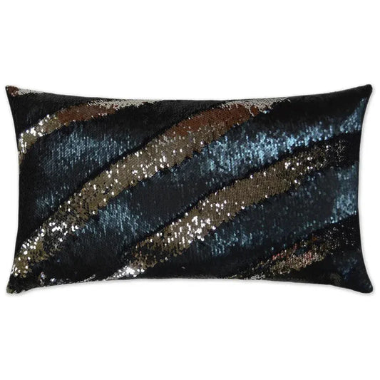 Hylee Lumbar Cobalt Blue Throw Pillow Insert - LOOMLAN - D.V. Kap - Throw Pillows