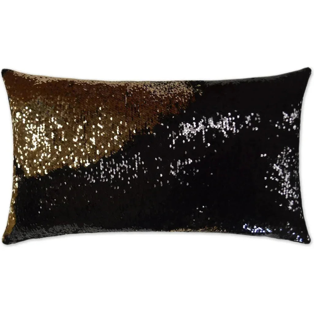 Hylee Lumbar Gold Throw Pillow With Insert - LOOMLAN - D.V. Kap - Throw Pillows