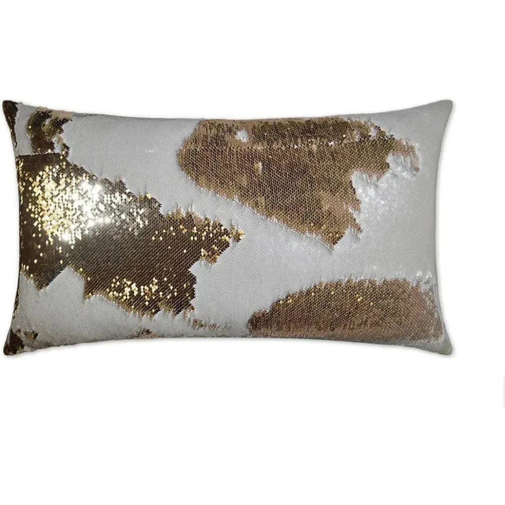 Hylee Lumbar Ivory Throw Pillow With Insert - LOOMLAN - D.V. Kap - Throw Pillows