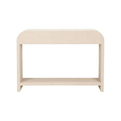 Hythe Faux Shagreen Covered Console Table - LOOMLAN - Chelsea House - Console Tables
