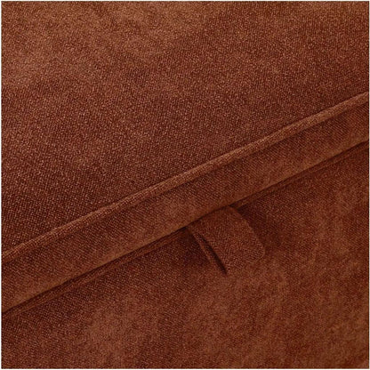 Ichigo Performance Fabric & Wood Dark Red Storage Bench - LOOMLAN - Moe's Home - Bedroom Benches