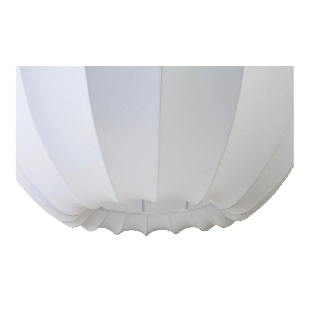 Illume Large White Silk Shade Pendant Light - LOOMLAN - Moe's Home - Pendants