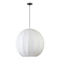 Illume Large White Silk Shade Pendant Light - LOOMLAN - Moe's Home - Pendants