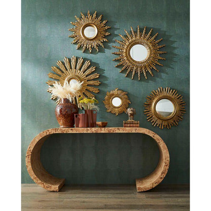 Illuminate Glistening Gold Finish Framed Wall Mirror - LOOMLAN - Chelsea House - Wall Mirrors