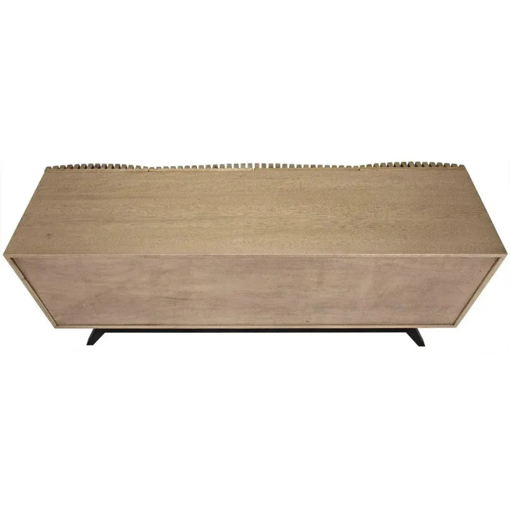 Illusion Four Doors Wood Sideboard