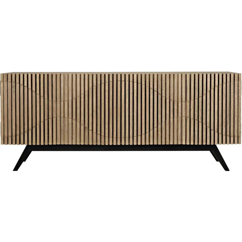 Illusion Four Doors Wood Sideboard