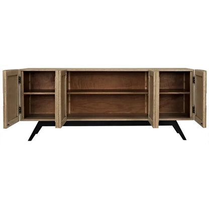 Illusion Four Doors Wood Sideboard
