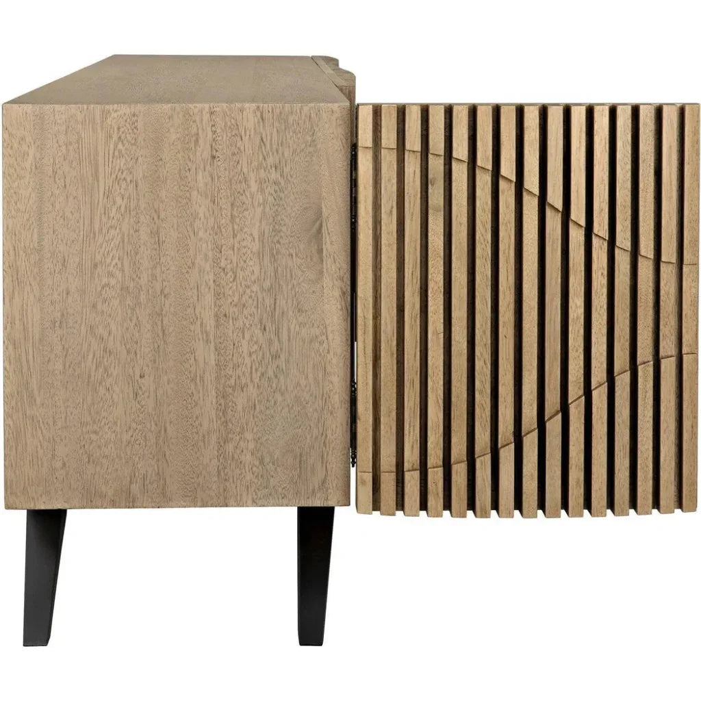 Illusion Four Doors Wood Sideboard