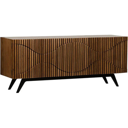 Illusion Four Doors Wood Sideboard