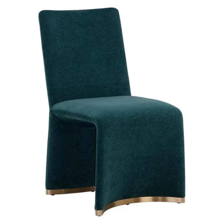 Iluka Fabric Armless Dining Chair 2PC - LOOMLAN - SUNPAN - Dining Chairs