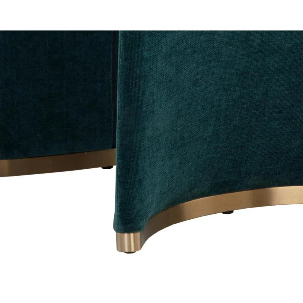 Iluka Fabric Armless Dining Chair 2PC - LOOMLAN - SUNPAN - Dining Chairs