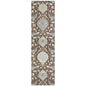 Ilyara Brown Washable Indoor-Outdoor Rug-Outdoor Rugs-LOOMLAN Rugs-2'3" x 7'6"-LOOMLAN