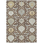 Ilyara Brown Washable Indoor-Outdoor Rug-Outdoor Rugs-LOOMLAN Rugs-2'6" x 3'10"-LOOMLAN
