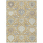 Ilyara Gold Washable Indoor-Outdoor Rug-Outdoor Rugs-LOOMLAN Rugs-2'6" x 3'10"-LOOMLAN