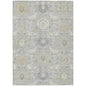 Ilyara Gray Washable Indoor-Outdoor Rug-Outdoor Rugs-LOOMLAN Rugs-2'6" x 3'10"-LOOMLAN