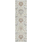 Ilyara Ivory Washable Indoor-Outdoor Rug-Outdoor Rugs-LOOMLAN Rugs-2'3" x 7'6"-LOOMLAN