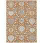 Ilyara Orange Washable Indoor-Outdoor Rug-Outdoor Rugs-LOOMLAN Rugs-2'6" x 3'10"-LOOMLAN