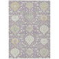 Ilyara Purple Washable Indoor-Outdoor Rug-Outdoor Rugs-LOOMLAN Rugs-2'6" x 3'10"-LOOMLAN
