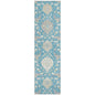 Ilyara Teal Washable Indoor-Outdoor Rug-Outdoor Rugs-LOOMLAN Rugs-2'3" x 7'6"-LOOMLAN