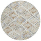 Ilyone Ivory Washable Indoor - Outdoor Rug - LOOMLAN - LOOMLAN Rugs - Outdoor Rugs