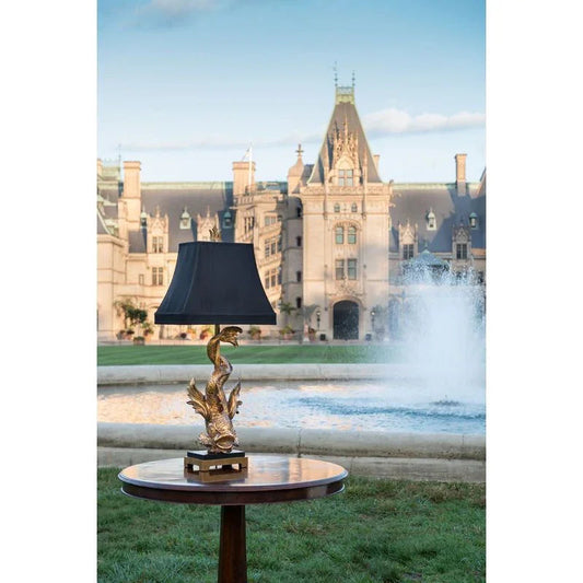 Imperial Dragon Design Gold Table Lamp - Gold - LOOMLAN - Wildwood - Table Lamps