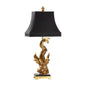 Imperial Dragon Design Gold Table Lamp - Gold - LOOMLAN - Wildwood - Table Lamps