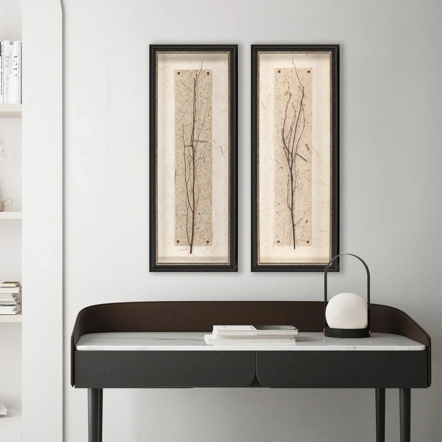 In Balance Brown Framed Wall Art 2PC
