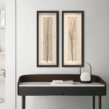 In Balance Brown Framed Wall Art 2PC