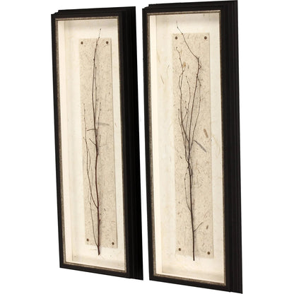 In Balance Brown Framed Wall Art 2PC