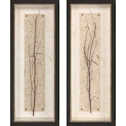 In Balance Brown Framed Wall Art 2PC