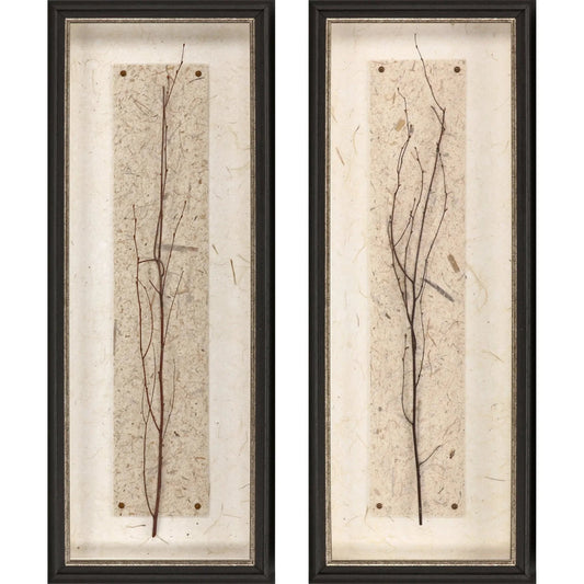 In Balance Brown Framed Wall Art 2PC