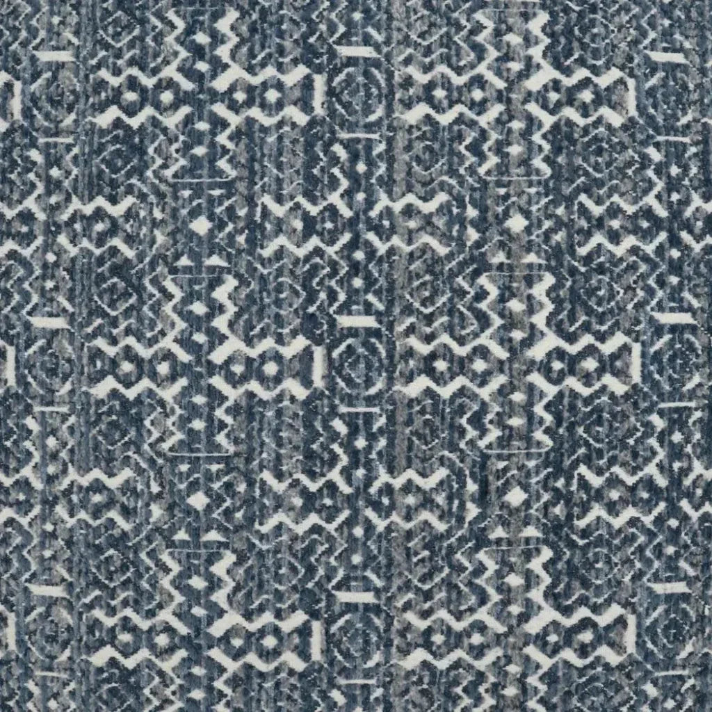 Inca Denim Western Chic Navy Large Throw Pillow Insert - LOOMLAN - D.V. Kap - Throw Pillows