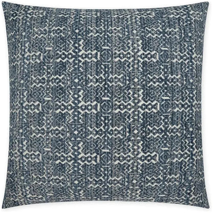 Inca Denim Western Chic Navy Large Throw Pillow Insert - LOOMLAN - D.V. Kap - Throw Pillows