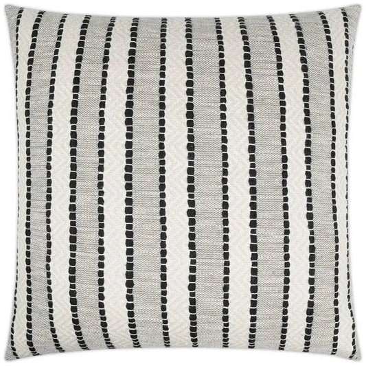 Inca Trail Domino Black Throw Pillow Insert - LOOMLAN - D.V. Kap - Throw Pillows