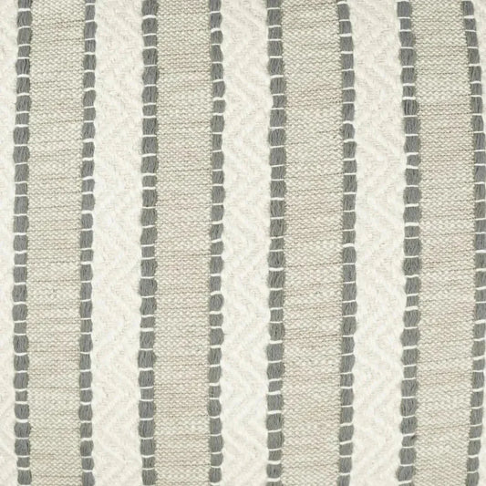 Inca Trail Fog Stripes Taupe Large Throw Pillow Insert - LOOMLAN - D.V. Kap - Throw Pillows