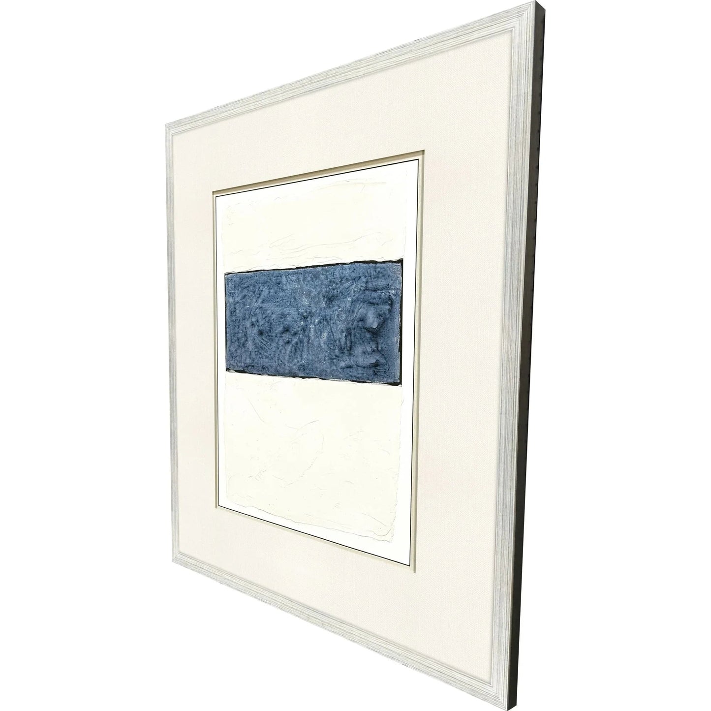 Indigo Framework I Wood Framed Wall Art