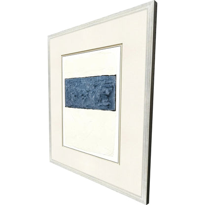 Indigo Framework I Wood Framed Wall Art
